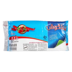 کیسه فریزر پیلگوش مدل پرفراژدار چسبی بسته 100 عددی