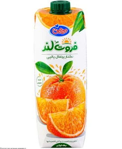 آبمیوه پرتقال فروت لند میهن حجم 1 لیتری