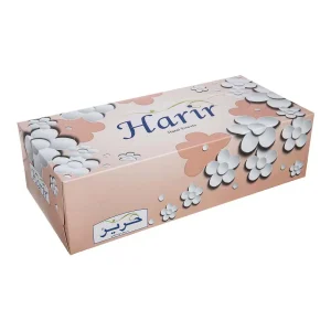 دستمال کاغذی حریر جعبه ای 100 تایی