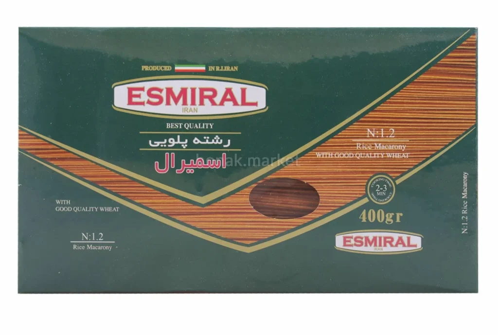 رشته پلو اسمیرال وزن 400 گرمی