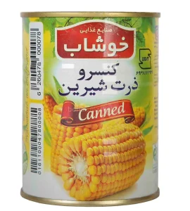 کنسرو ذرت شیرین خوشاب وزن 350 گرمی